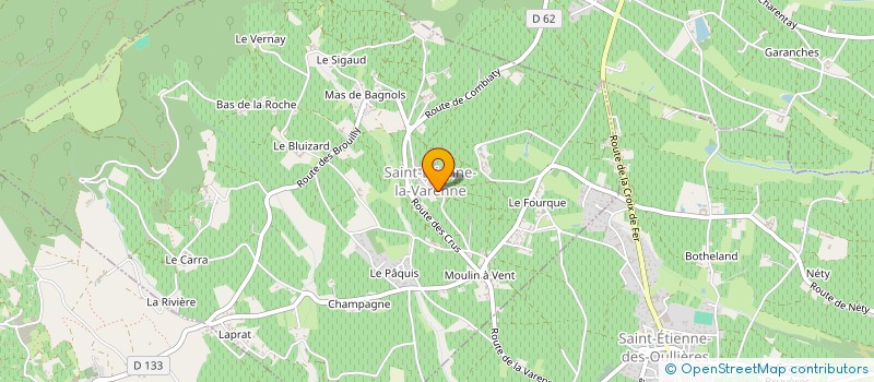 localisation de l'entreprise BH SERVICES SARL à SAINT-ETIENNE-DES-OULLIERES