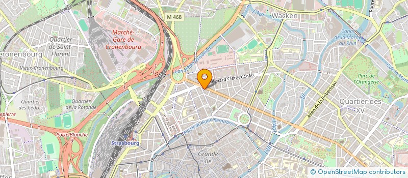 localisation de l'entreprise BH STRASBOURG à STRASBOURG