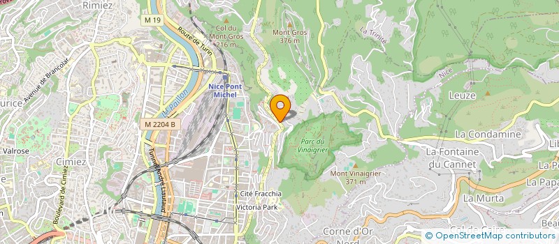 localisation de l'entreprise BH SUN  NICE