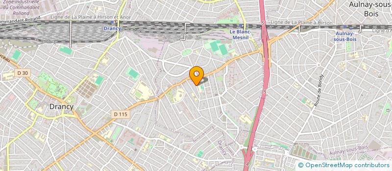 localisation de l'entreprise BH TAXI à LE BLANC-MESNIL