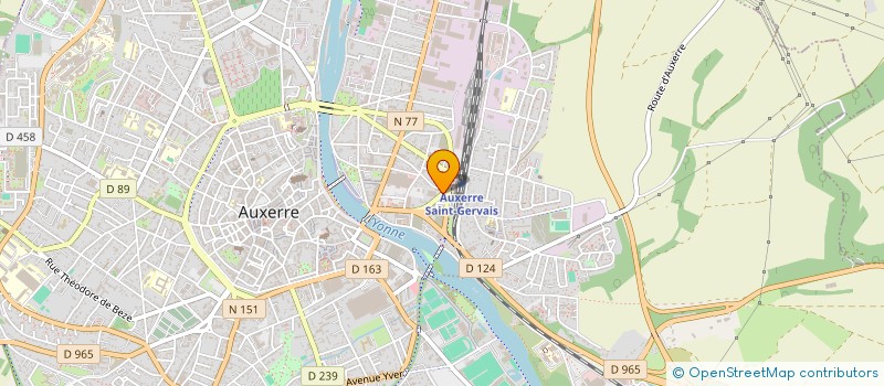 localisation de l'entreprise BH TRANSERVICES  AUXERRE