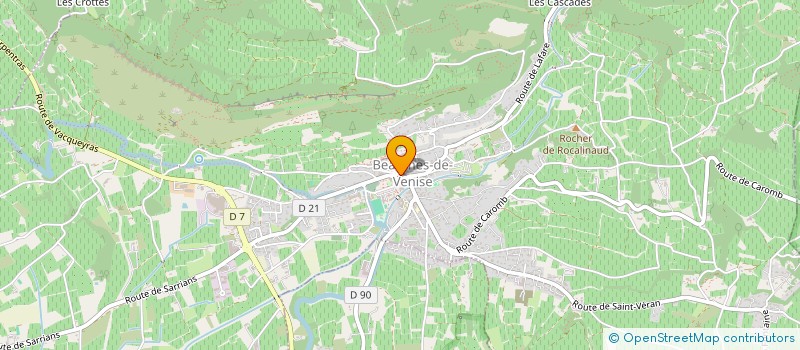 localisation de l'entreprise BH TRANSPORT  BEAUMES-DE-VENISE