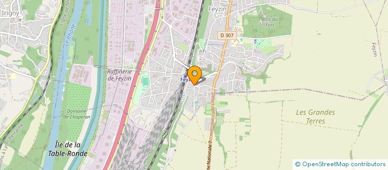 localisation de l'entreprise BH TRANSPORT  FEYZIN