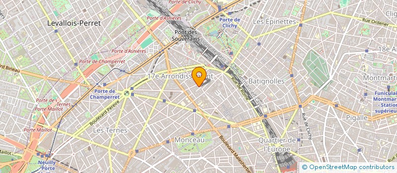 localisation de l'entreprise BH VIGNY à LEVALLOIS-PERRET