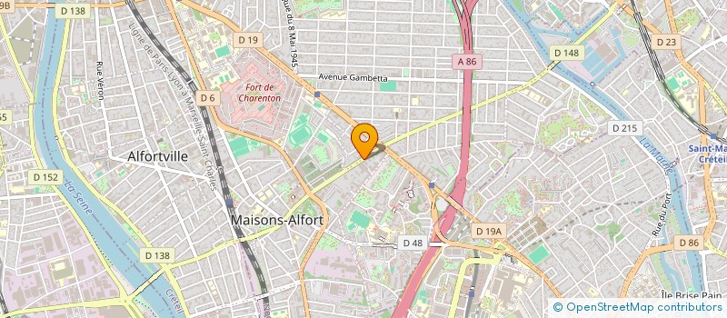 localisation de l'entreprise BH-WEB  MAISONS-ALFORT