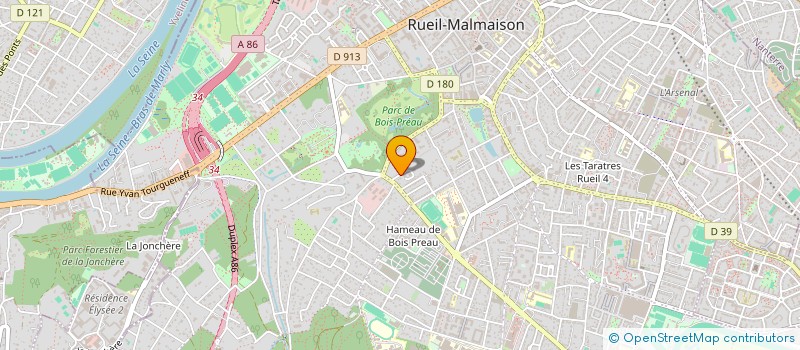 localisation de l'entreprise BH2N COURTAGE à RUEIL-MALMAISON