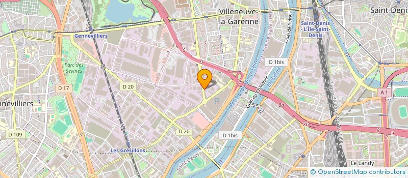 localisation de l'entreprise BH92-SECURITE PRIVEE  VILLENEUVE-LA-GARENNE