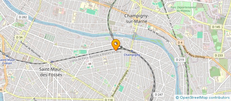 localisation de l'entreprise BHA WELLBEING à SAINT-MAUR-DES-FOSSES