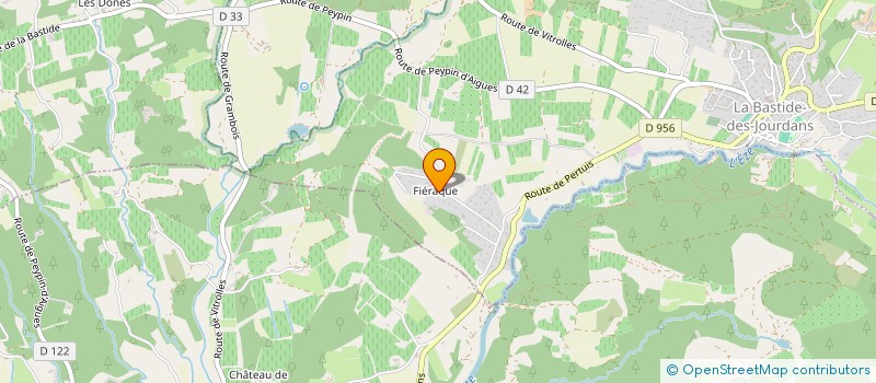 localisation de l'entreprise BHAKTI MARGA FRANCE  LA BASTIDE-DES-JOURDANS