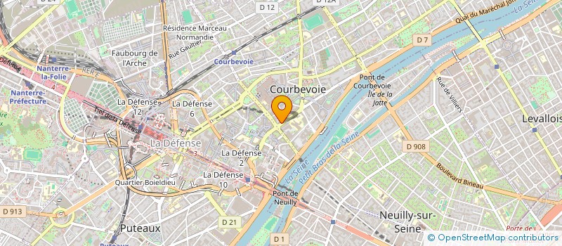 localisation de l'entreprise BHALLA ET FILS à COURBEVOIE