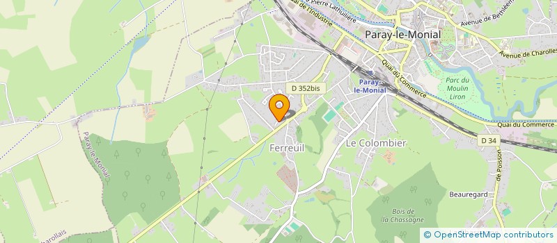 localisation de l'entreprise BHANGRA ACADEMY à PARAY-LE-MONIAL