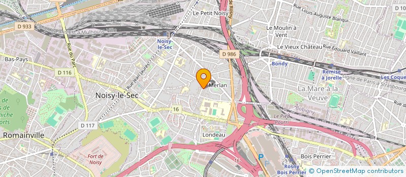 localisation de l'entreprise BHATTI à NOISY-LE-SEC