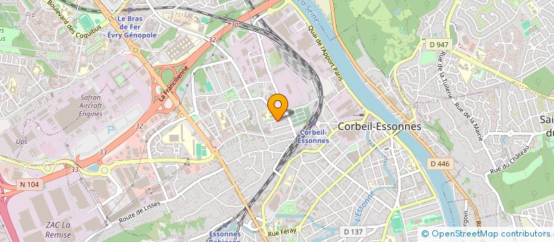 localisation de l'entreprise BHAUTOMOBILES à CORBEIL-ESSONNES