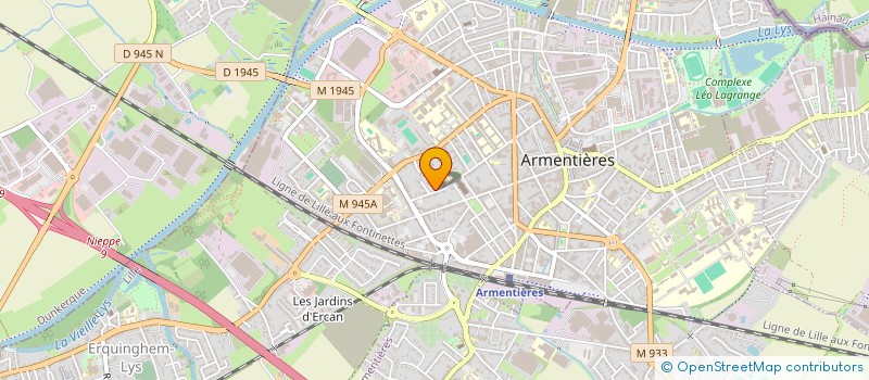 localisation de l'entreprise BHAZARD  ARMENTIERES