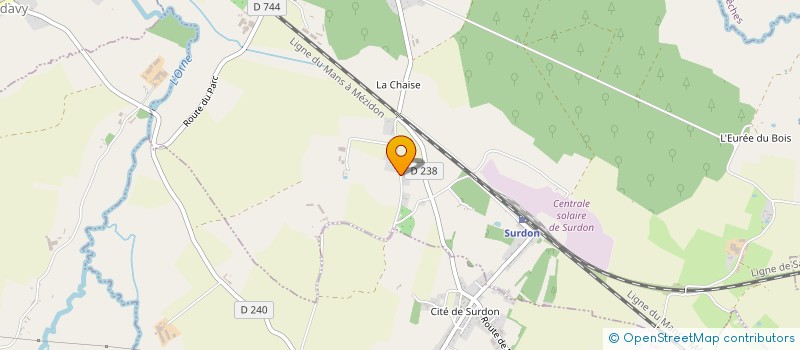 localisation de l'entreprise BHB à CHATEAU D ALMENECHES (LE)