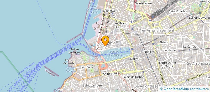 localisation de l'entreprise BHB à MARSEILLE