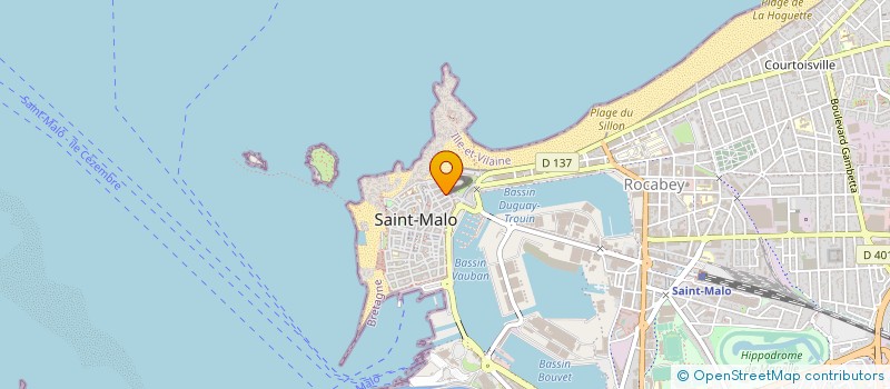 localisation de l'entreprise BHB à SAINT-MALO