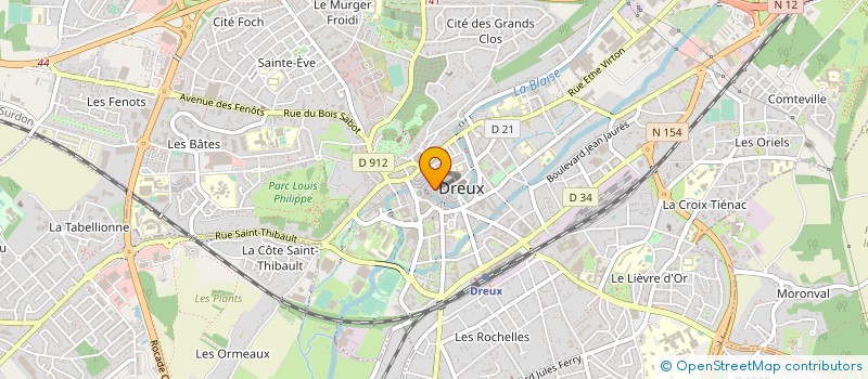 localisation de l'entreprise BHB à DREUX