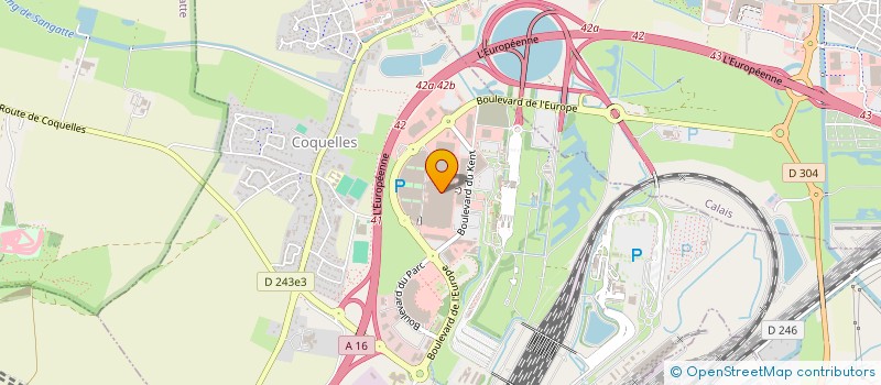 localisation de l'entreprise BHB CALAIS COQUELLES à COQUELLES