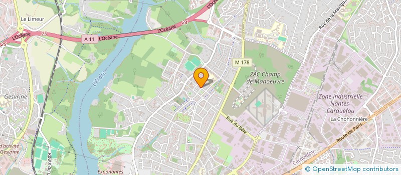 localisation de l'entreprise BHB ESERVICES à NANTES
