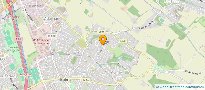 localisation de l'entreprise BHB FENOUILLET  FENOUILLET