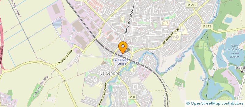 localisation de l'entreprise BHB GRAPHIC  ORCET