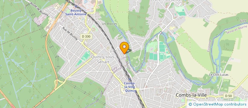 localisation de l'entreprise BHB MENUISERIES  QUINCY-SOUS-SENART