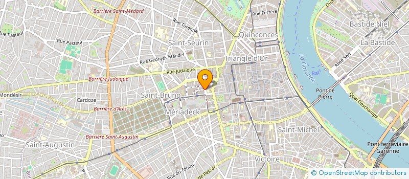 localisation de l'entreprise BHB MERIADECK  BORDEAUX