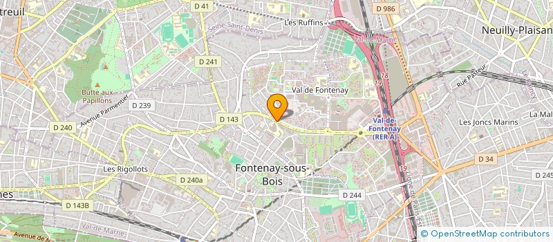 localisation de l'entreprise BHB VAL DE FONTENAY à FONTENAY-SOUS-BOIS