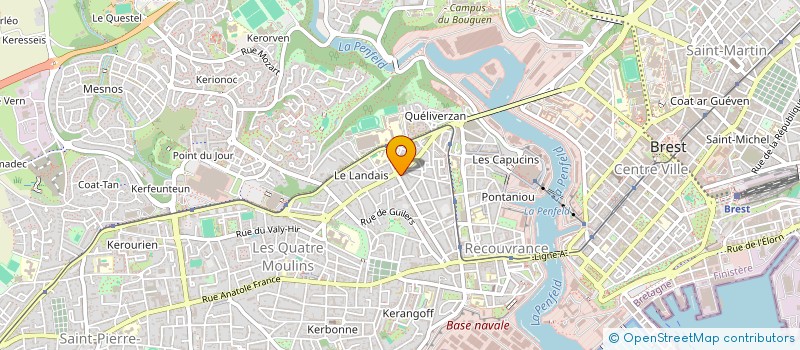 localisation de l'entreprise BHC  BREST