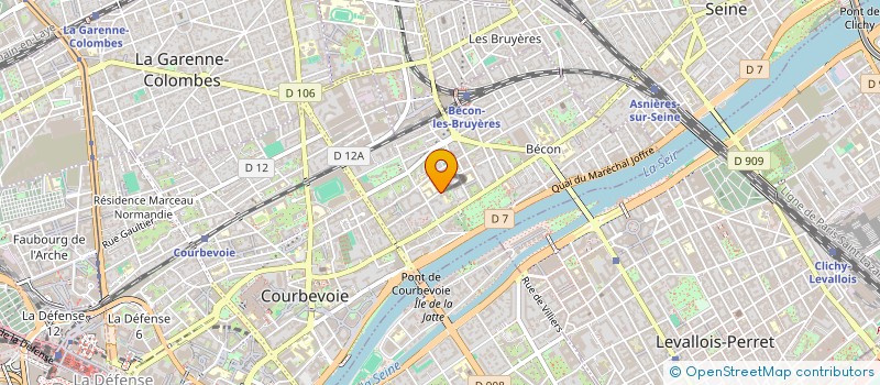 localisation de l'entreprise BHC ADVISORY à COURBEVOIE