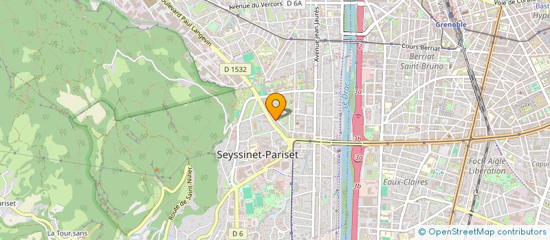 localisation de l'entreprise BHCAR GRENOBLE à ECHIROLLES