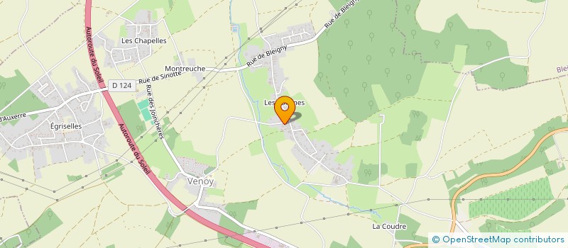 localisation de l'entreprise BHD  VINCELLES