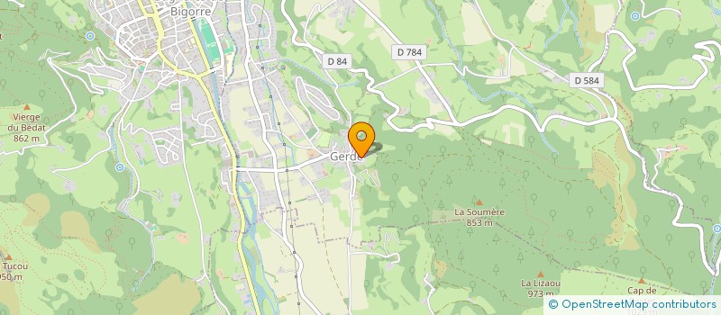 localisation de l'entreprise BHD à ARGELES-BAGNERES