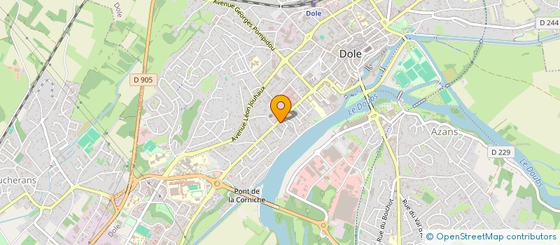 localisation de l'entreprise BHD à DOLE