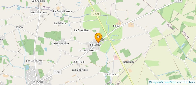 localisation de l'entreprise BHD ENVIRONNEMENT à NORT SUR ERDRE