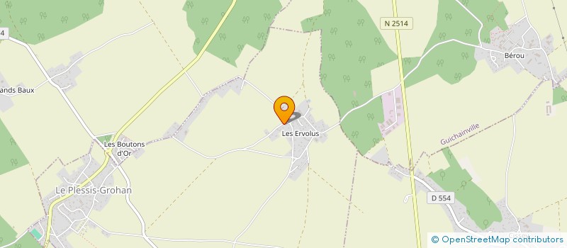 localisation de l'entreprise BHD INFO  LE PLESSIS-GROHAN