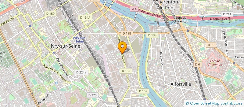 localisation de l'entreprise BHD SECURITE SARL à IVRY-SUR-SEINE