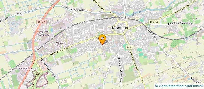 localisation de l'entreprise BHD TRANSPORT  MONTEUX