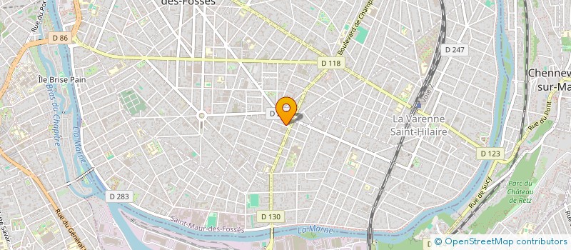 localisation de l'entreprise BHD1 à SAINT-MAUR-DES-FOSSES