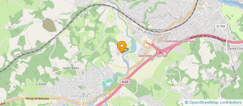 localisation de l'entreprise BHEB PATRIMOINE  URRUGNE