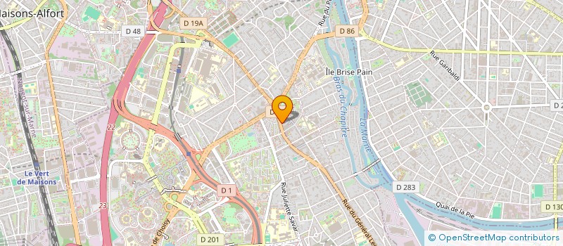 localisation de l'entreprise BHF à CRETEIL