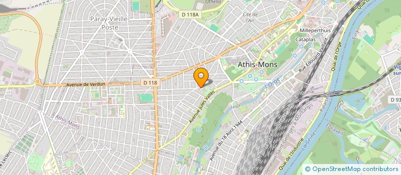 localisation de l'entreprise BHF à ATHIS-MONS