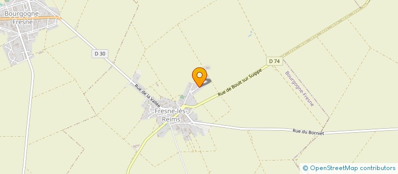 localisation de l'entreprise BHF  BOURGOGNE-FRESNE