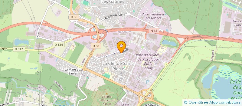 localisation de l'entreprise BHF CONSEILS à ELANCOURT