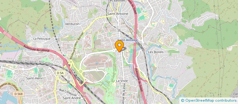 localisation de l'entreprise BHFH à MARSEILLE