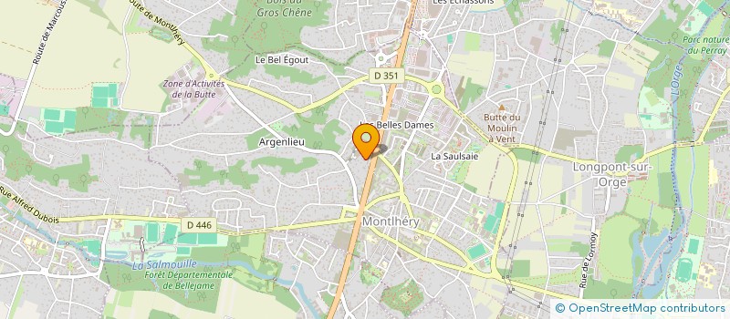 localisation de l'entreprise BHG ASSOCIES  MONTLHERY