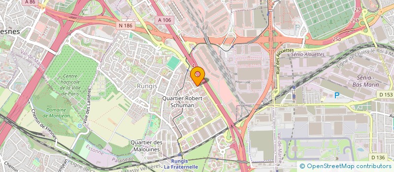localisation de l'entreprise BHG PARIS I à RUNGIS