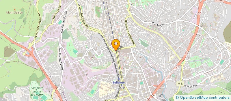 localisation de l'entreprise BHH à SAINT-ETIENNE