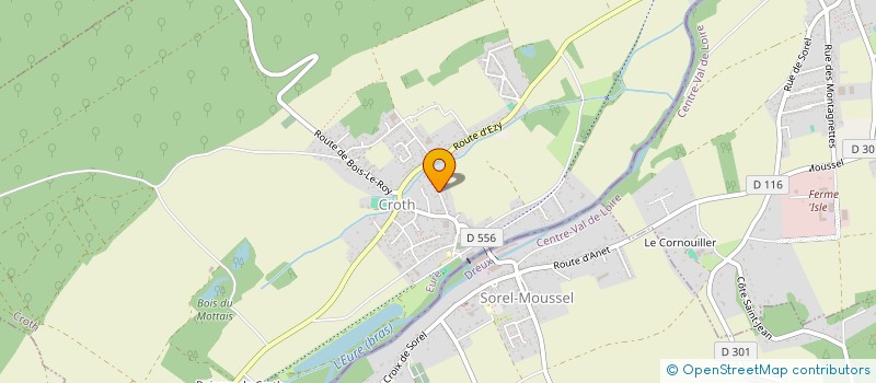 localisation de l'entreprise BHI CONSTRUCTION  CROTH